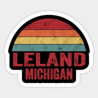 Leland Michigan Sticker